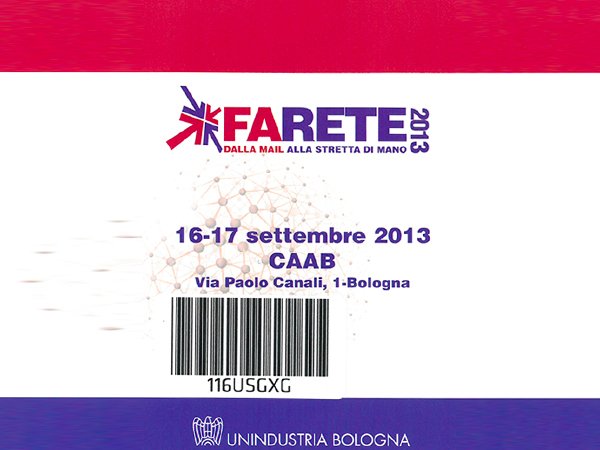 Vieni a trovarci al FARETE 2013