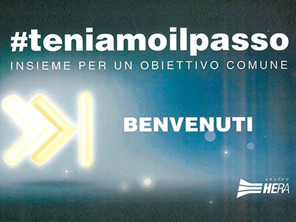 Siamo presenti al meeting #teniamoilpasso di Hera S.p.a.
